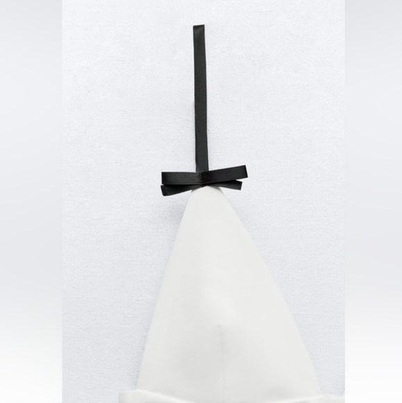 New ZARA Short Dress With Bows size S - Picture 15 of 16